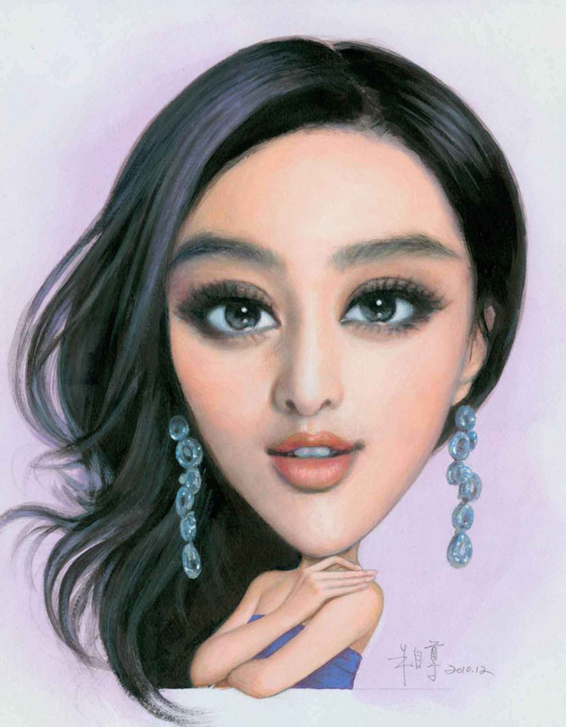 七绝 为几位演艺名人画像(六首)